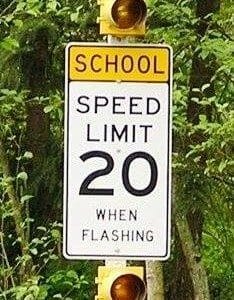 school zone speed limit